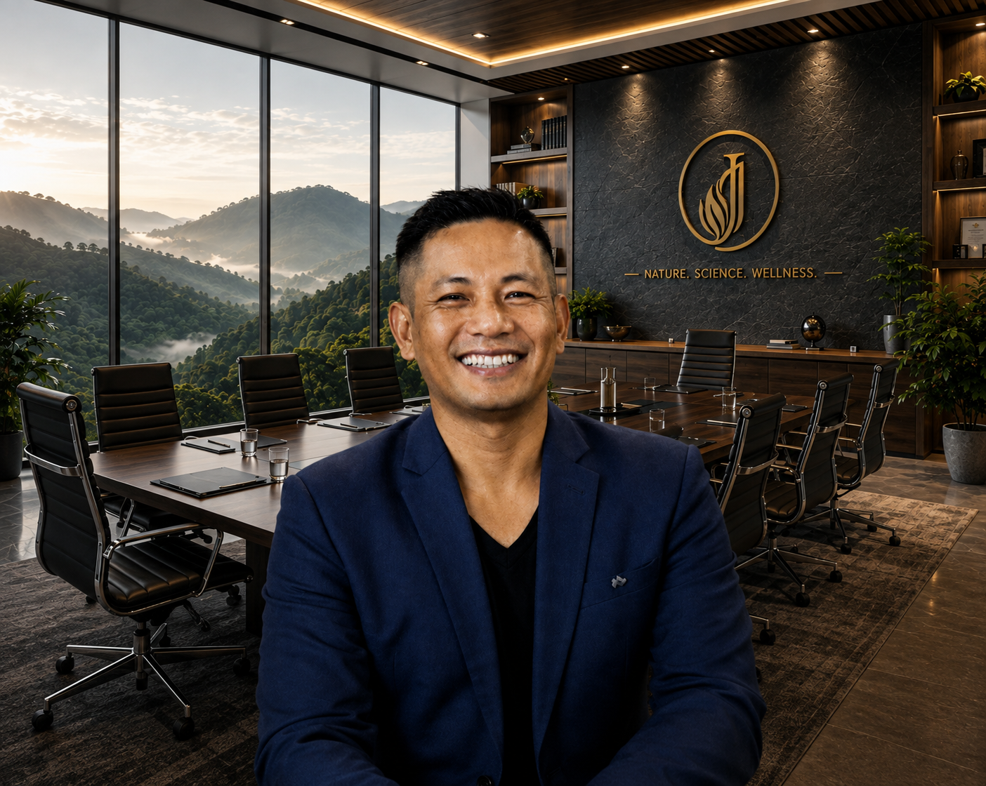 Portrait of Binoy Debbarma, Chairman & Managing Director of Jeevantika Global